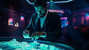 Tampilan meja live blackjack odin188 dengan dealer profesional