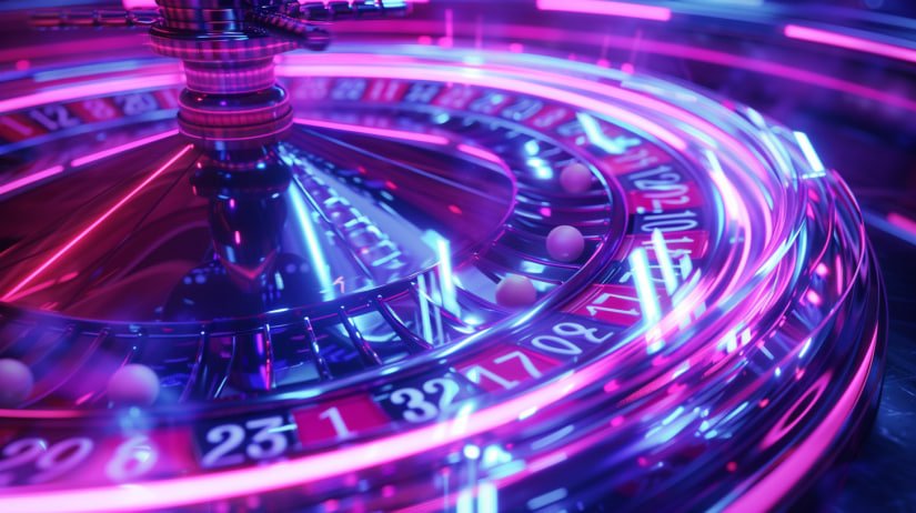 Antarmuka pemain live blackjack dengan opsi hit, stand, double down